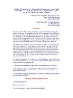 NGHIÊN CỨU KHẢ NĂNG PHÒNG CHỐNG TÁC HẠI CỦA THUỐC DIỆT CỎ (2,4D) VÀ TÁC DỤNG ppsx