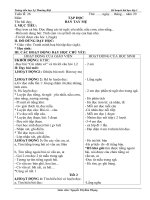 giáo án lớp 1 (soạn theo CKTKN)