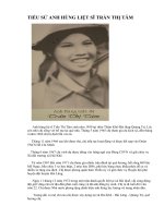 Anh hùng liệt sĩ Trần Thị Tâm