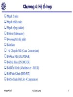 Chương 4: Hệ tổ hợp pps