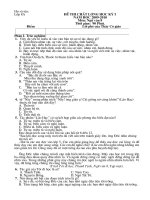 Đề thi NV kì II các khối 6,7,8