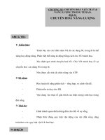 Giáo án Sinh học 10 nâng cao - CHƯƠNG III: CHUYỂN HOÁ VẬT CHẤT & NĂNG LƯỢNG TRONG TẾ BÀO - CHUYỂN HOÁ NĂNG LUỢNG ppt