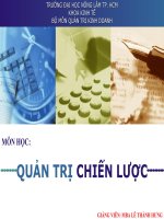 CHƯƠNG X: THIẾT KẾ CẤU TRÚC TỔ CHỨC VÀ HỆ THỐNG KIỂM SOÁT pptx