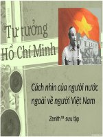 Cách nhìn của người nước ngoài về người Việt Nam doc