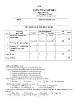 ĐỀ THI HỌC KỲ II - VẬT LÝ 9 - ĐỀ LẺ