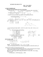 De thi hoc ky 2 toan 8