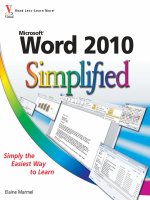 Microsoft Word 2010 Simplified potx