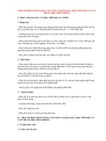 MỘT SỐ BIỆN PHÁP NÂNG CAO CHẤT LƯỢNG DẠY- HỌC MÔN ĐỊA LÝ CẤP TRUNG HỌC PHỔ THÔNG: