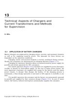 Chapter 13: Technical Aspects of Chargers and Current Transformers and Methods for Supervision pptx