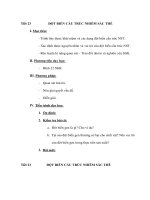 Tài liệu Sinh học 9 - ĐỘT BIẾN CẤU TRÚC NHIỄM SẮC THỂ doc