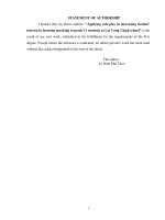 the study applying role-play in increasing student interest in learning speaking to grade 11 students at lai vung 2 high school