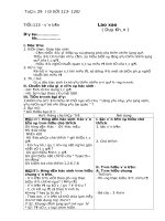 Giáo án văn 6 tuần 29,30,31,32