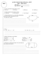 ĐỀ 6 ÔN THI MÔN TOÁN 5 CUỐI HK II