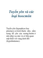 Tuyến yên và các loại hoocmôn (tt) doc