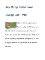 Xây Dựng Chiến Lược Quảng Cáo - P18 docx