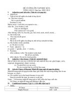 Đề cương ôn tâp học kì II- lớp 9