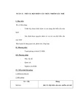 Giáo án Sinh học 9 - ĐỘT BIẾN CẤU TRÚC NHIỄM SẮC THỂ doc