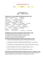 Đề tham khảo Anh_9 HK II số 4