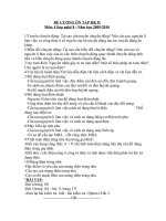 Đề cương ôn tập môn CN8- học kỳ 2