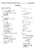 Electronic circuit analysis and design - Chapter 9 ppt