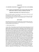 Nghị quyết của hội đồng thẩm phán toà án nhân dân tối cao số 01/2000NQHĐTP docx