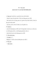 Sinh học 9 - Thực hành QUAN SÁT VÀ LẮP RÁP MÔ HÌNH ADN pptx