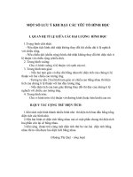 một số lưu ý khi dạy các yếu tố hình học