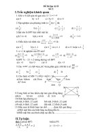 Đề ôn thi HKII (Toán 8)(số 2)