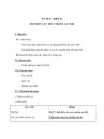 Tài liệu Sinh học 9 - ĐỘT BIẾN CẤU TRÚC NHIỄM SẮC THỂ pptx