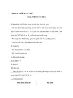 Sinh học 9 - NHIỄM SẮC THỂ pdf