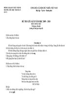 Đê thi GKII khoi 1