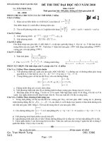 Đề thi thử ĐH 2010 + ĐA chi tiết 0.25 (số 3)