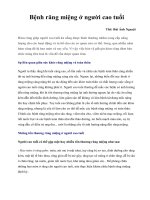 Bệnh răng miệng ở người cao tuổi pps