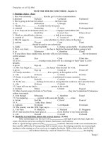 the second term grade 9 -2010