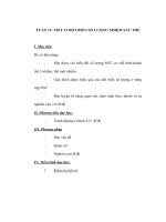 Giáo án Sinh học 9 - ĐỘT BIẾN SỐ LƯỢNG NHIỆM SẮC THỂ potx