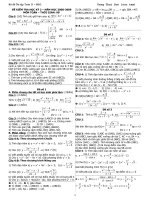 20 De HK2 - Khoi 11 nam 2010.Mon toan