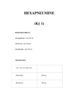 HEXAPNEUMINE (Kỳ 1)DOMS-RECORDATIsirô người lớn : chai 200 ml.sirô trẻ em : chai 200 pptx
