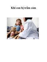 Khi con bị trầm cảm potx