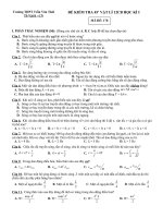 Đề kiểm tra vật lý lớp 12 văn bản potx