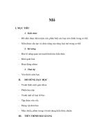 Giáo án sinh học 8 - Mô doc