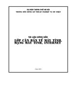 BAI GIANG can ban ve MT, Mang, Internet