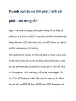 Doanh nghiệp có thể phát hành cổ phiếu khi đang lỗ? pot
