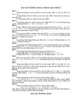 Bài tập PPtoạ độ trong mặt phẳng