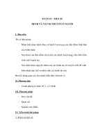 Tài liệu Sinh học 9 - BỆNH VÀ TẬT DI TRUYỀN Ở NGƯỜI pdf