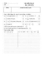 KTRA 45 TOAN SO 6 ky ÂNnm 2010 HAY VA CHUAN