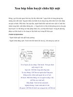 Xoa bóp bấm huyệt chữa liệt mặt pptx