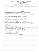 De KT 45 phut (Chuong 3- Dai so 7)