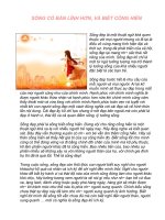 Sống có bản lĩnh và biết cống hiến