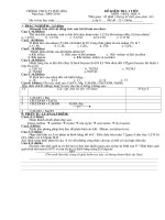 Đề KT hóa 9- Bài 2-HKII