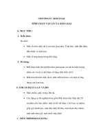 Giáo án Hoá 9 - CHƯƠNG II : KIM LOẠI TÍNH CHẤT VẬT LÍ CỦA KIM LOẠI potx